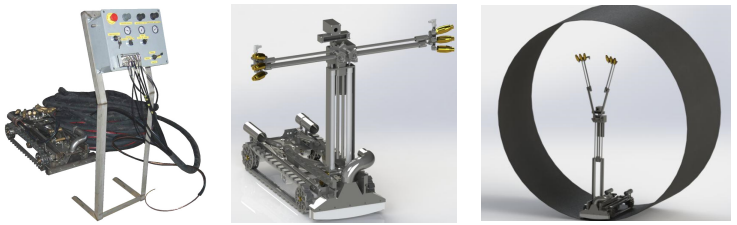 Sistema Robotizzato Bruco 3.0 per bonifiche No-Man Entry